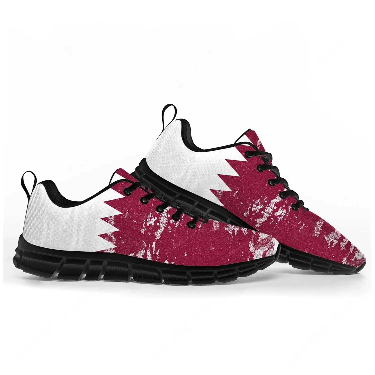 Women Shoes Qatar - Scarpe sportive con bandiera del Qatar,