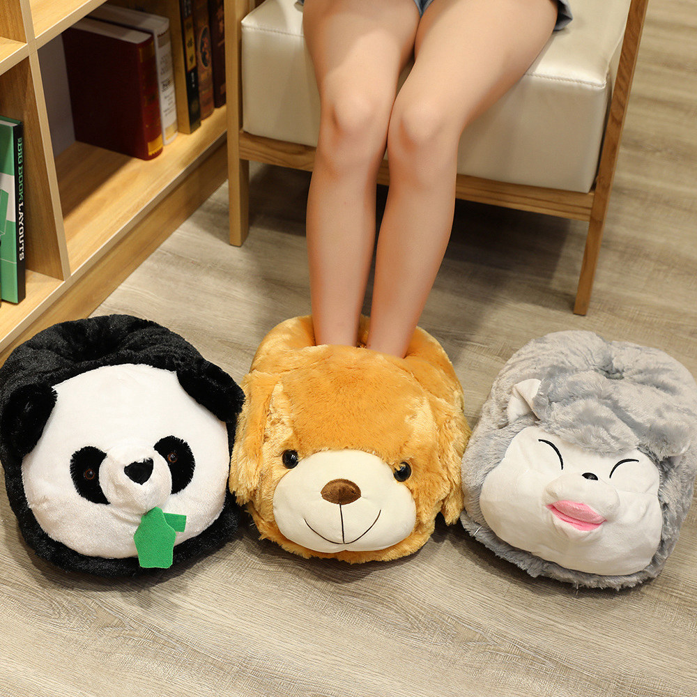 Women Shoes For Big Feet - Inverno Cartoon Home Big Feet Warm