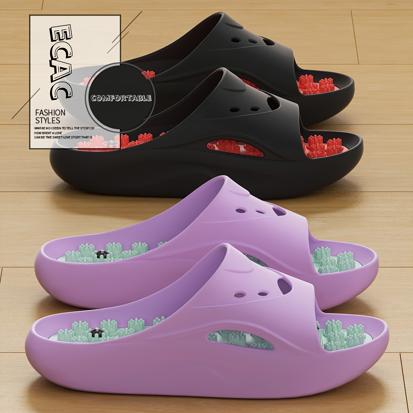 Mule Slip On - Ciabatte Massaggianti in EVA per Uomo
