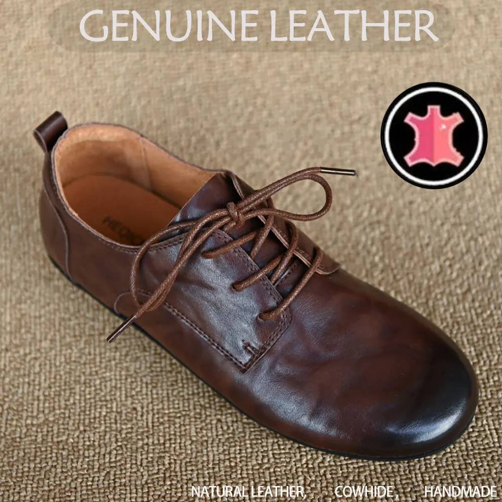 Oxford Lace Up Women - Scarpe basse da donna in pelle
