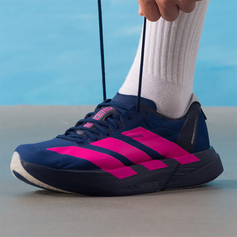 Women'S Shoes Pink Adidas - Adidas Adizero Navy Pink Scarpe da