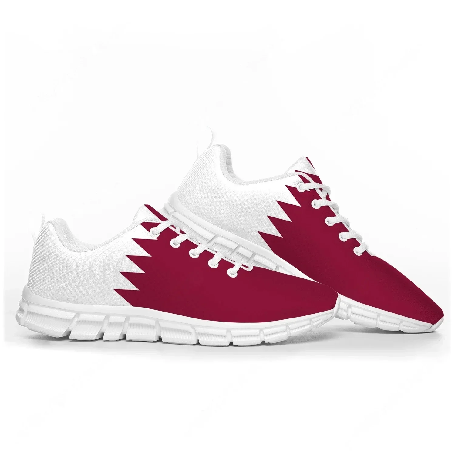 Women Shoes Qatar - Scarpe sportive con bandiera del Qatar,