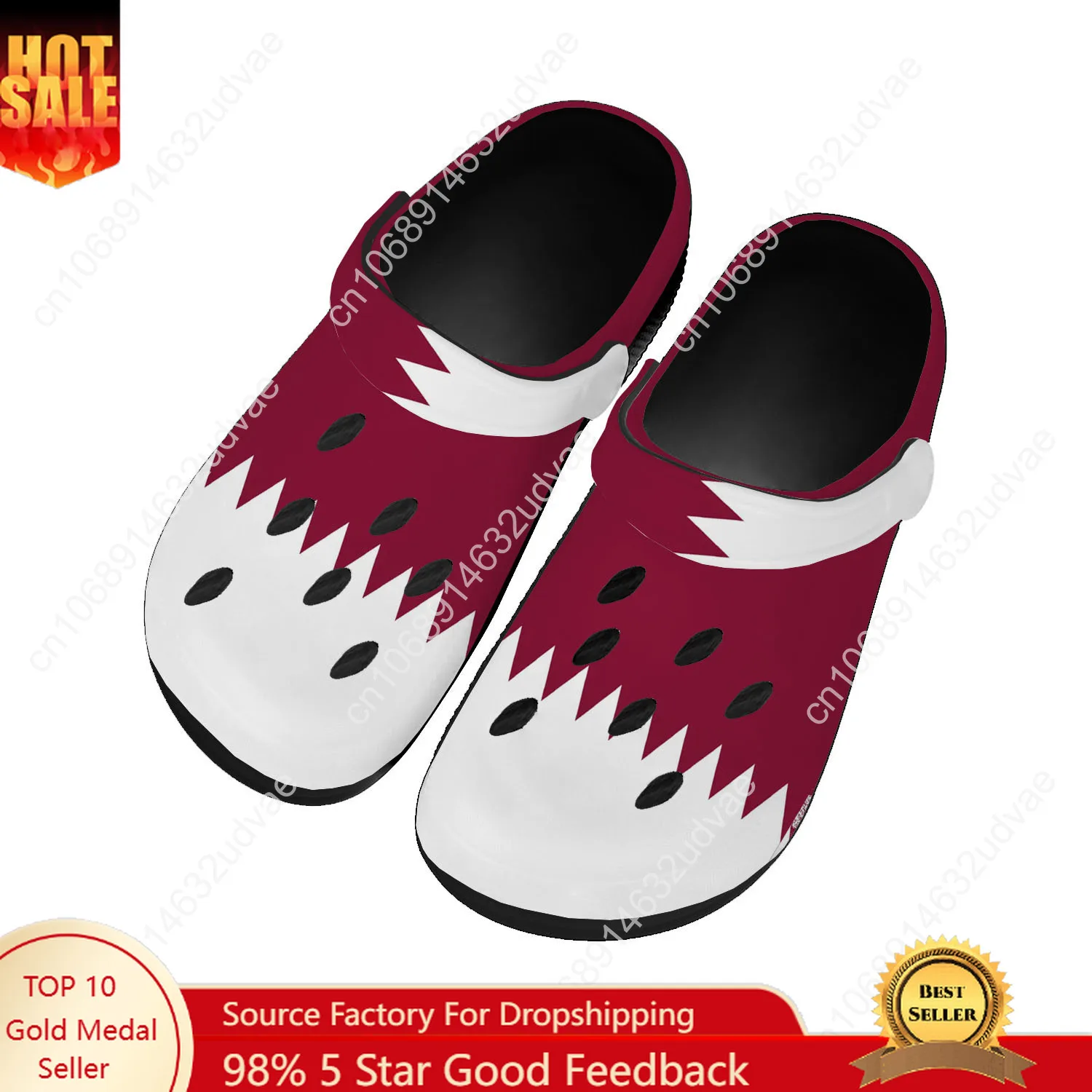 Women Shoes Qatar - Scarpe da acqua con bandiera nazionale