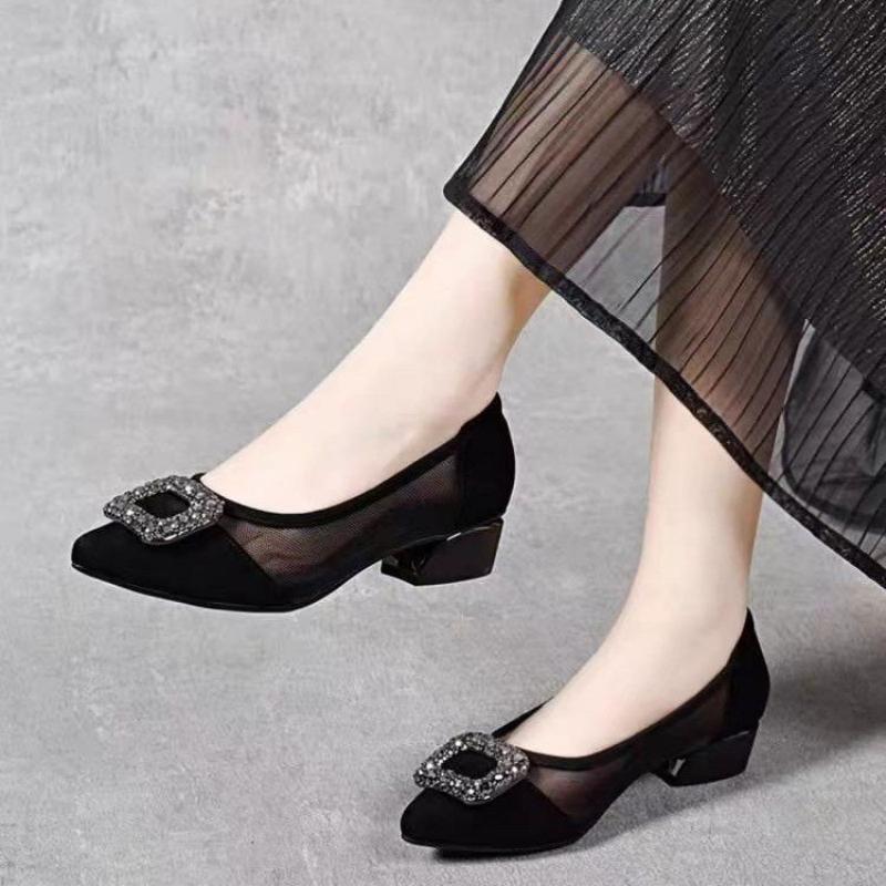 Women Shoes Size - Eleganti Scarpe con Tacco a Blocco