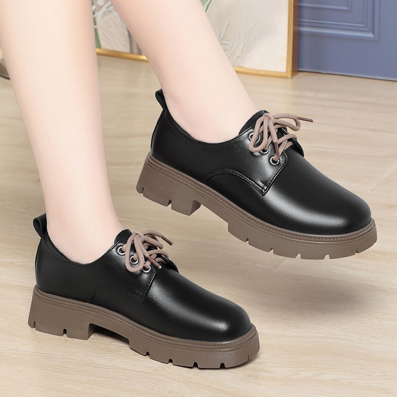 Scarpe da Donna in Pelle di Qu - Oxford Lace Up Women recensione e prezzo