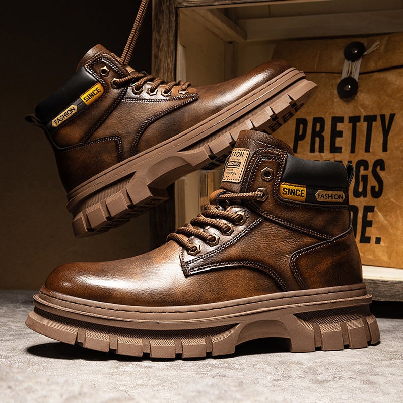 Stivaletti con plateau da uomo - Suede Ankle Boot recensione e prezzo
