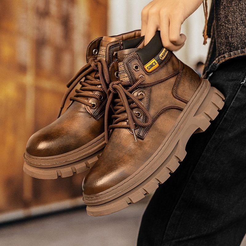 Stivaletti con plateau da uomo - Suede Ankle Boot recensione e prezzo
