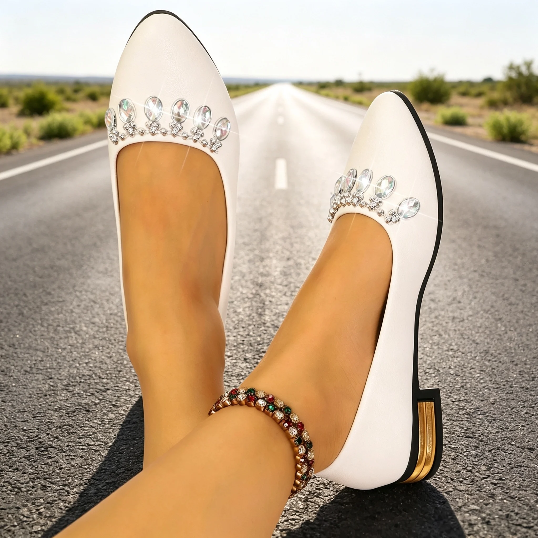 Scarpe Basse da Donna a Punta, - Women Shoes Size recensione e prezzo