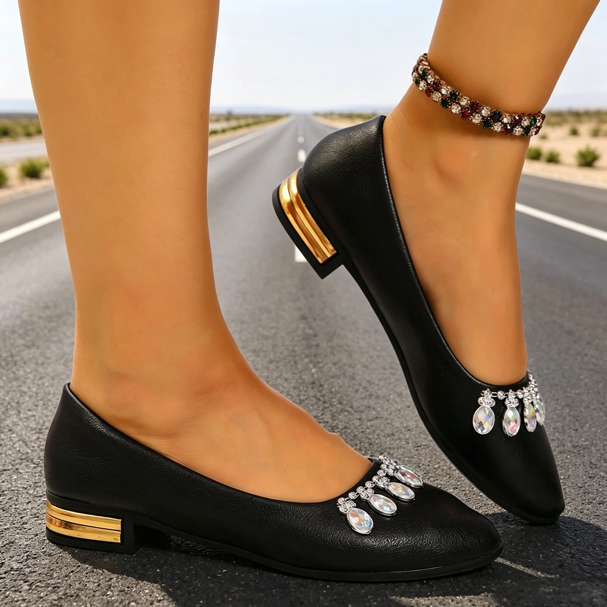 Scarpe Basse da Donna a Punta, - Women Shoes Size recensione e prezzo