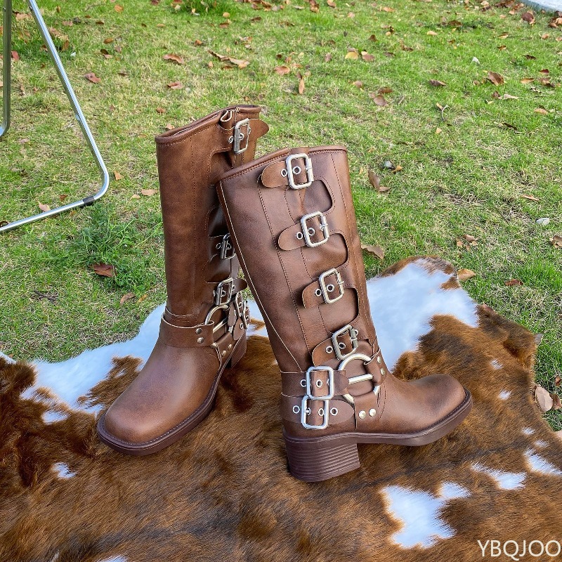 Stivali alti retrò con fibbia  - Suede Ankle Boot recensione e prezzo