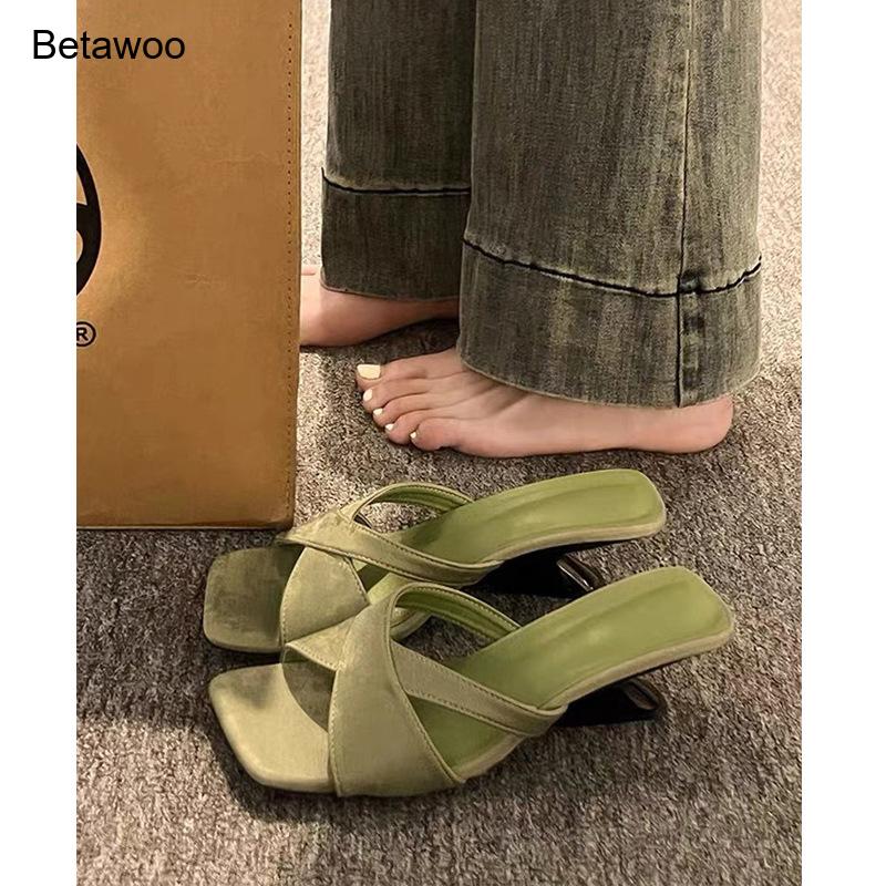 Sandali da donna con tacco a b - Mule Slip On recensione e prezzo