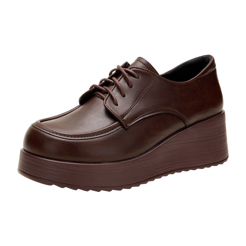 Scarpe con Zeppa in Pelle Morb - Oxford Lace Up Women recensione e prezzo