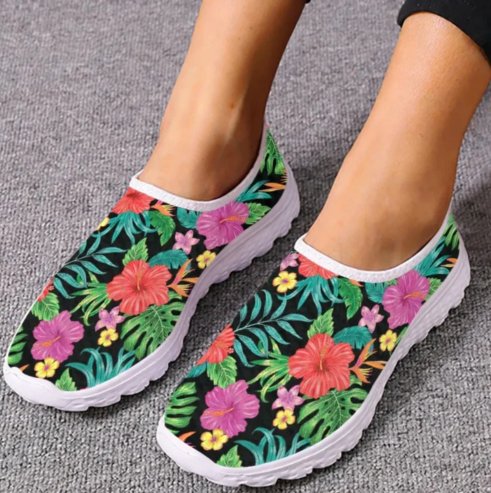 Mocassini con Motivo Hibiscus  - Women'S Shoes For Tennis recensione e prezzo
