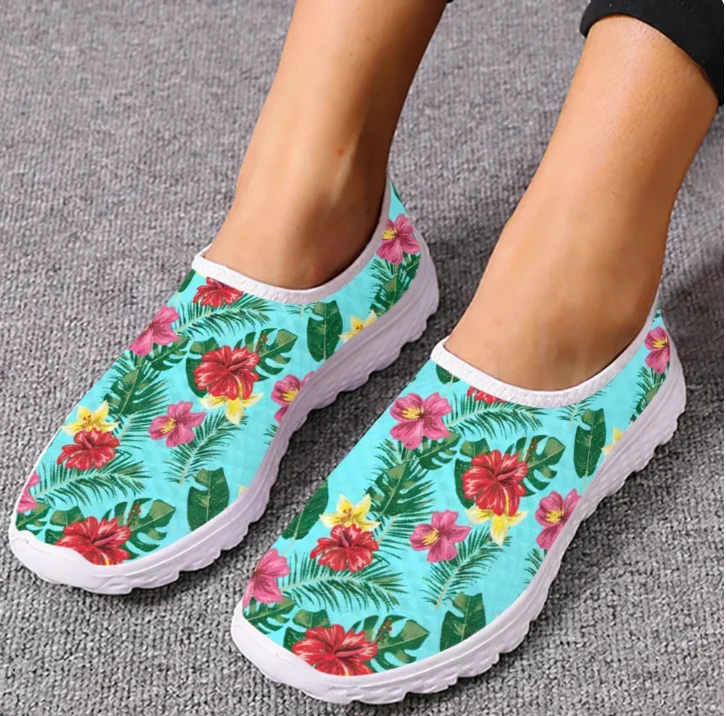 Mocassini con Motivo Hibiscus  - Women'S Shoes For Tennis recensione e prezzo