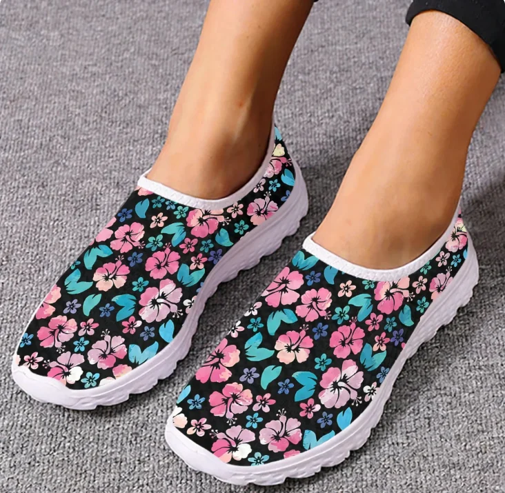 Mocassini con Motivo Hibiscus  - Women'S Shoes For Tennis recensione e prezzo