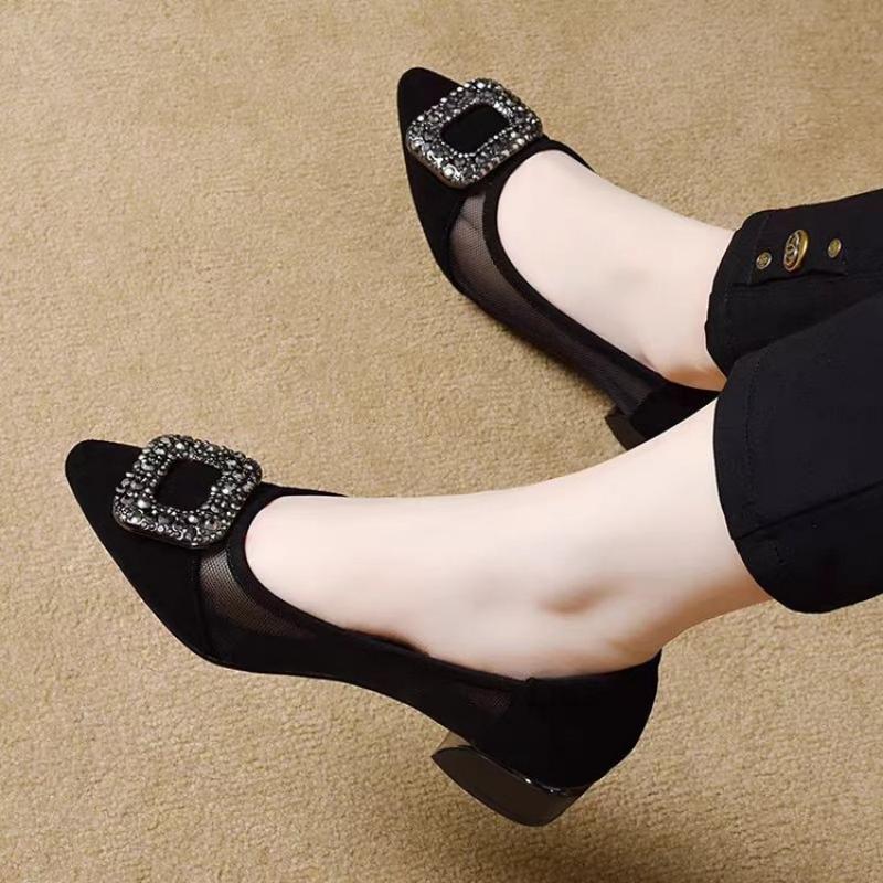 Eleganti Scarpe con Tacco a Bl - Women Shoes Size recensione e prezzo