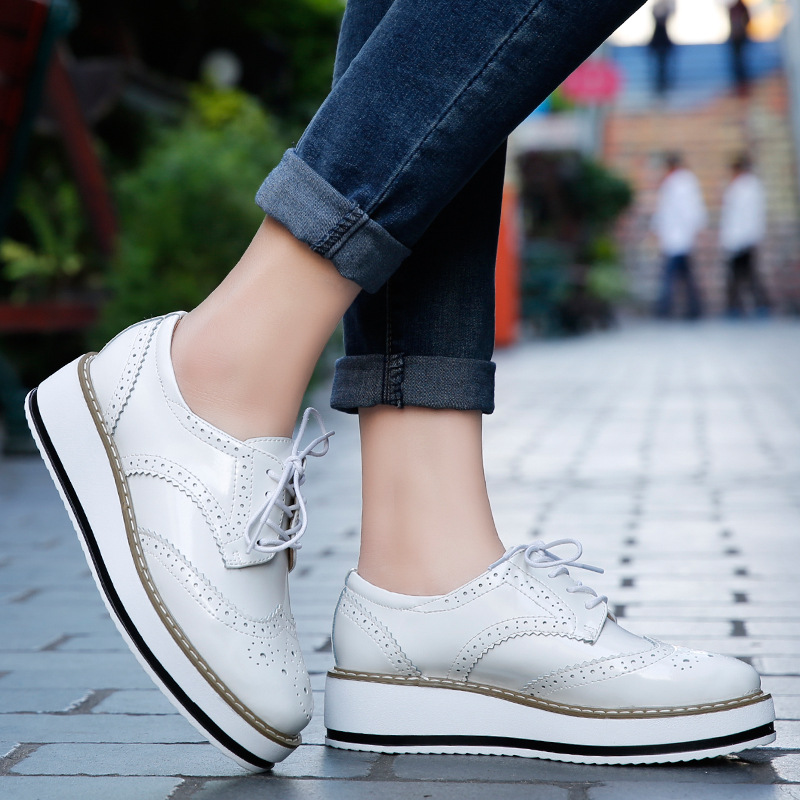 Mocassini da donna scarpe in p - Oxford Lace Up Women recensione e prezzo